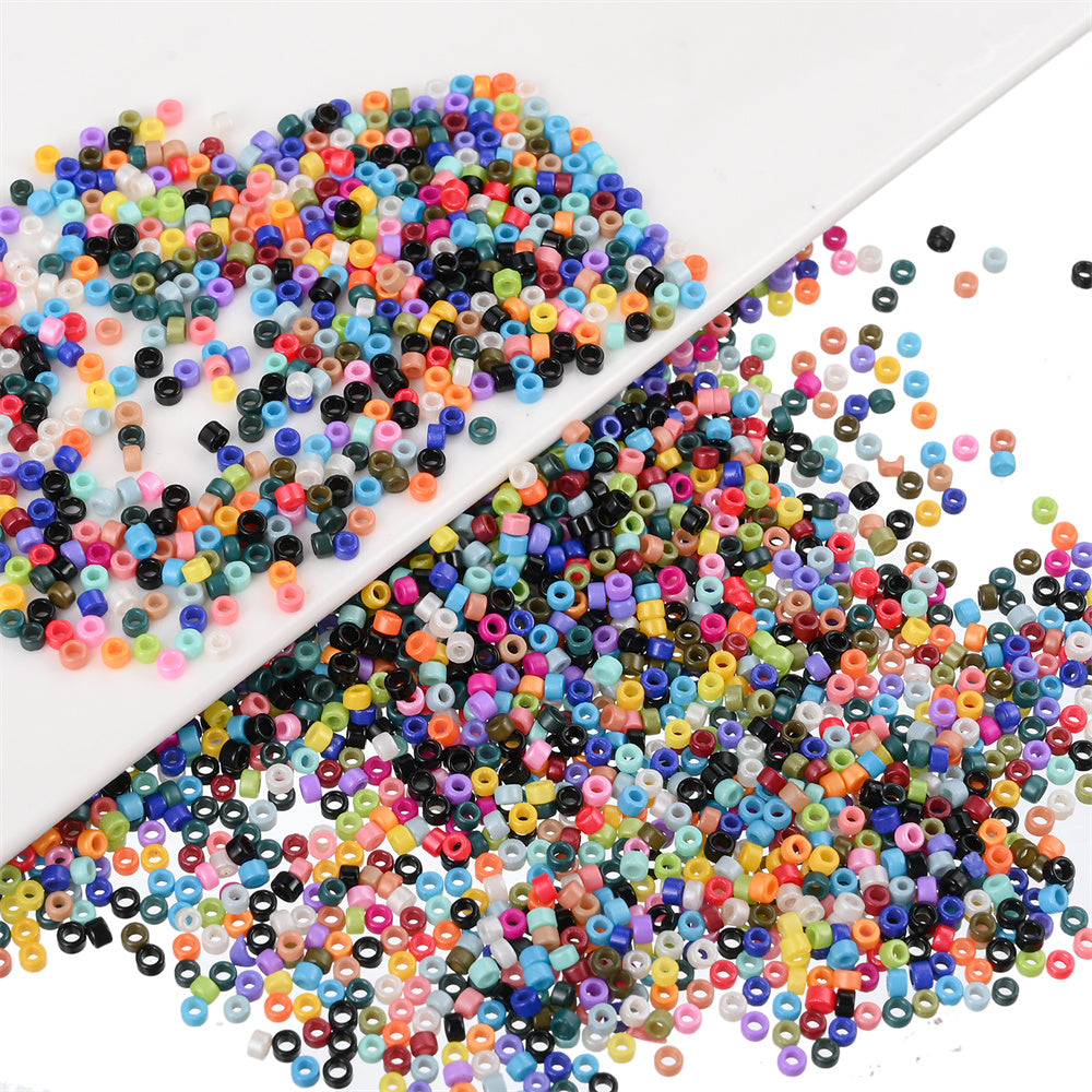 100g/bag 3mm Antique Finish Glass Seed Beads