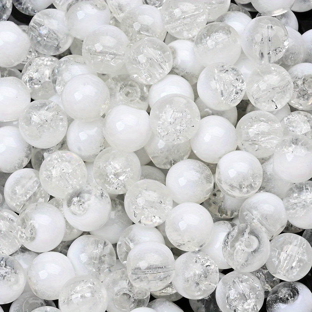 Milk Cap Glass Beads