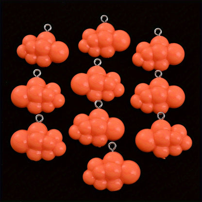 Solid Color Cloud Resin Charms