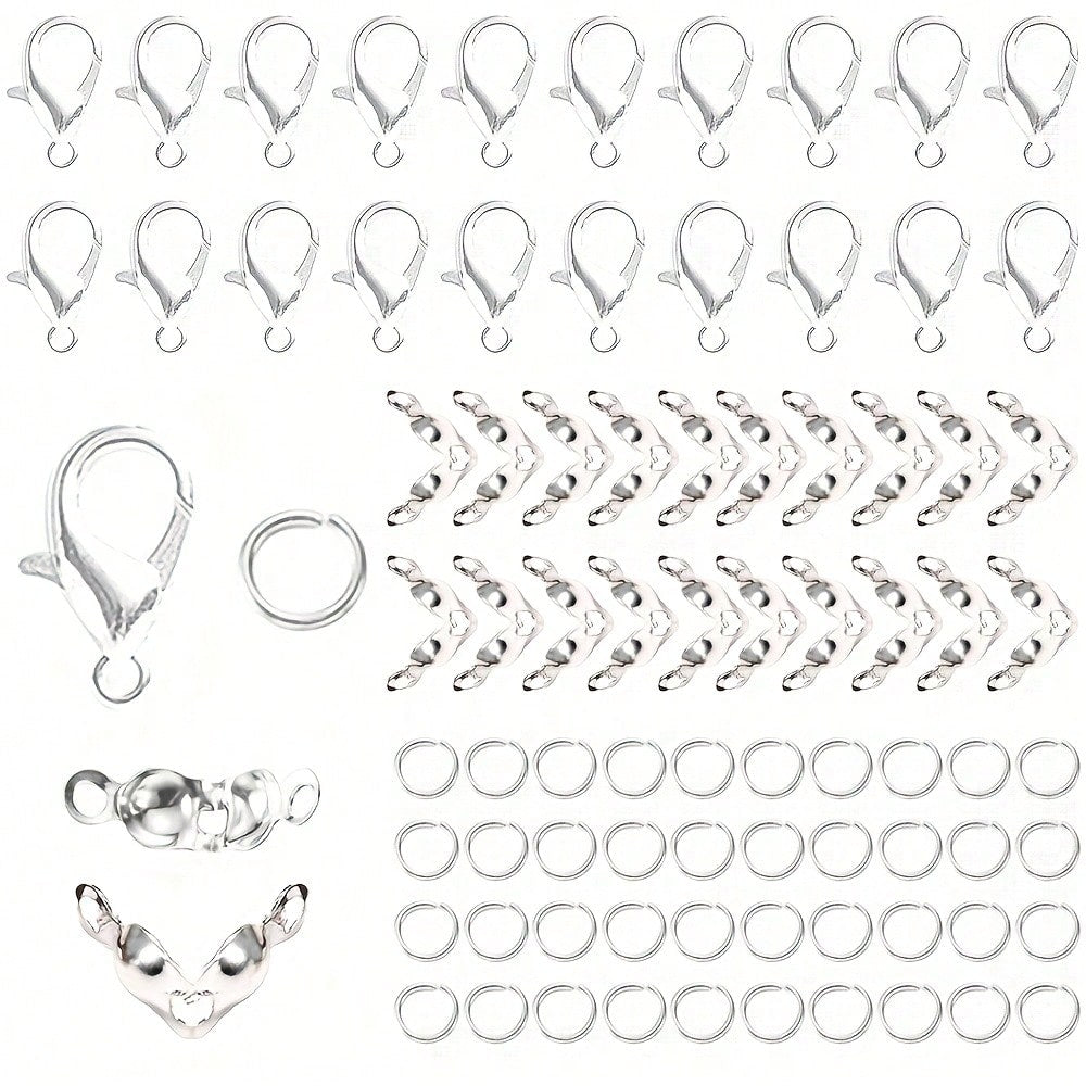 Alloy Lobster Clasp Connector Set