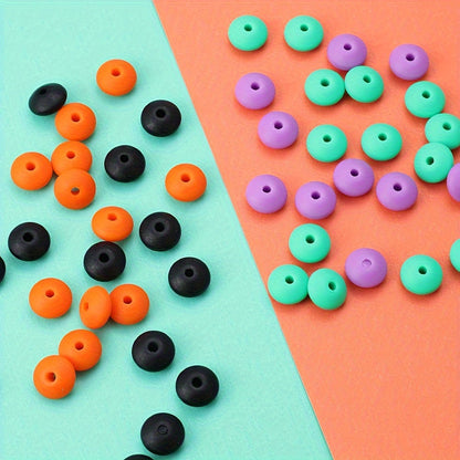 Silicone Abacus Spacer Beads