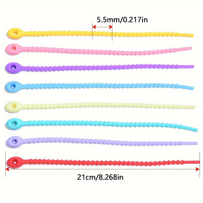 Oval Silicone Cable Ties