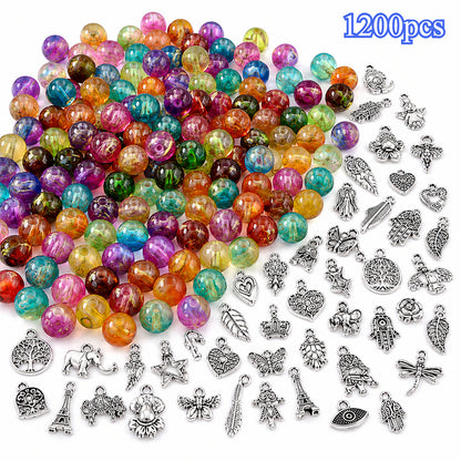 2200pcs Beads Pendants Set