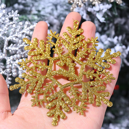 Glitter Christmas Snowflake Ornaments