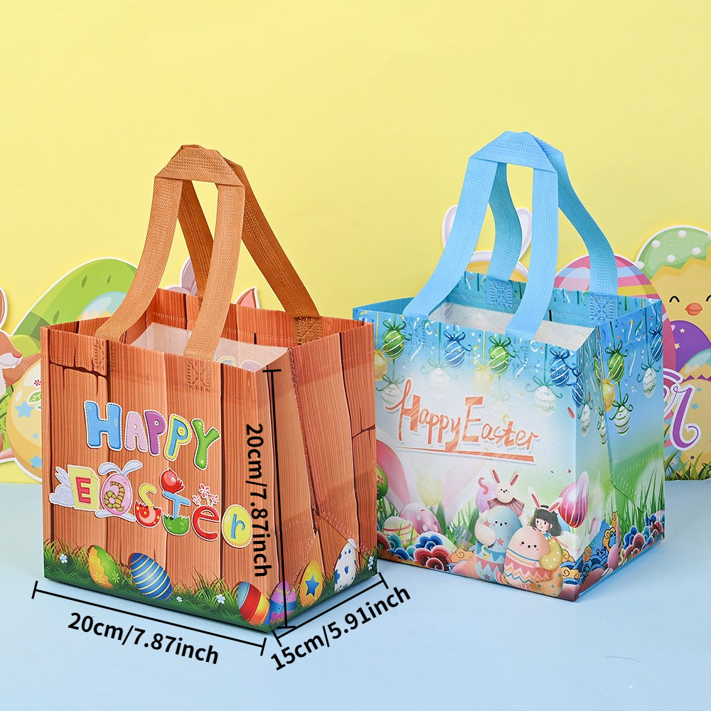 Random Mixed Non-Woven Easter Tote Bags