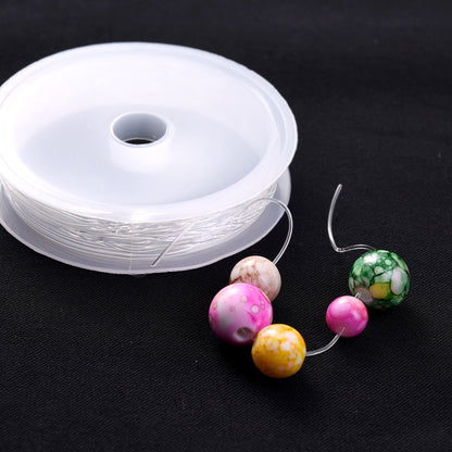 2PCS Transparent Crystal Elastic Beading Cord Set
