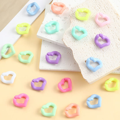 Heart Acrylic Linking Rings