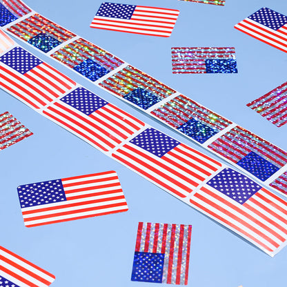 American Flag Patriotic Stickers