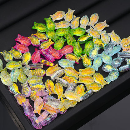 Gradient Goldfish Glass Beads