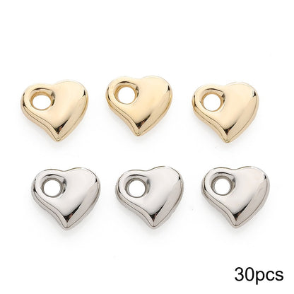 Star Heart CCB Beads