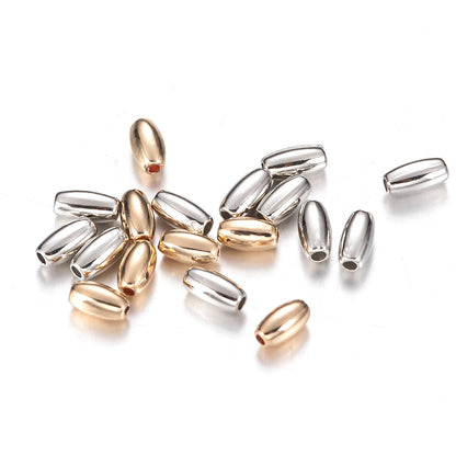 100pcs Oval Seed Spacer Beads Rice Beads