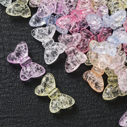 20PCS 14×22mm Acrylic Bow Beads