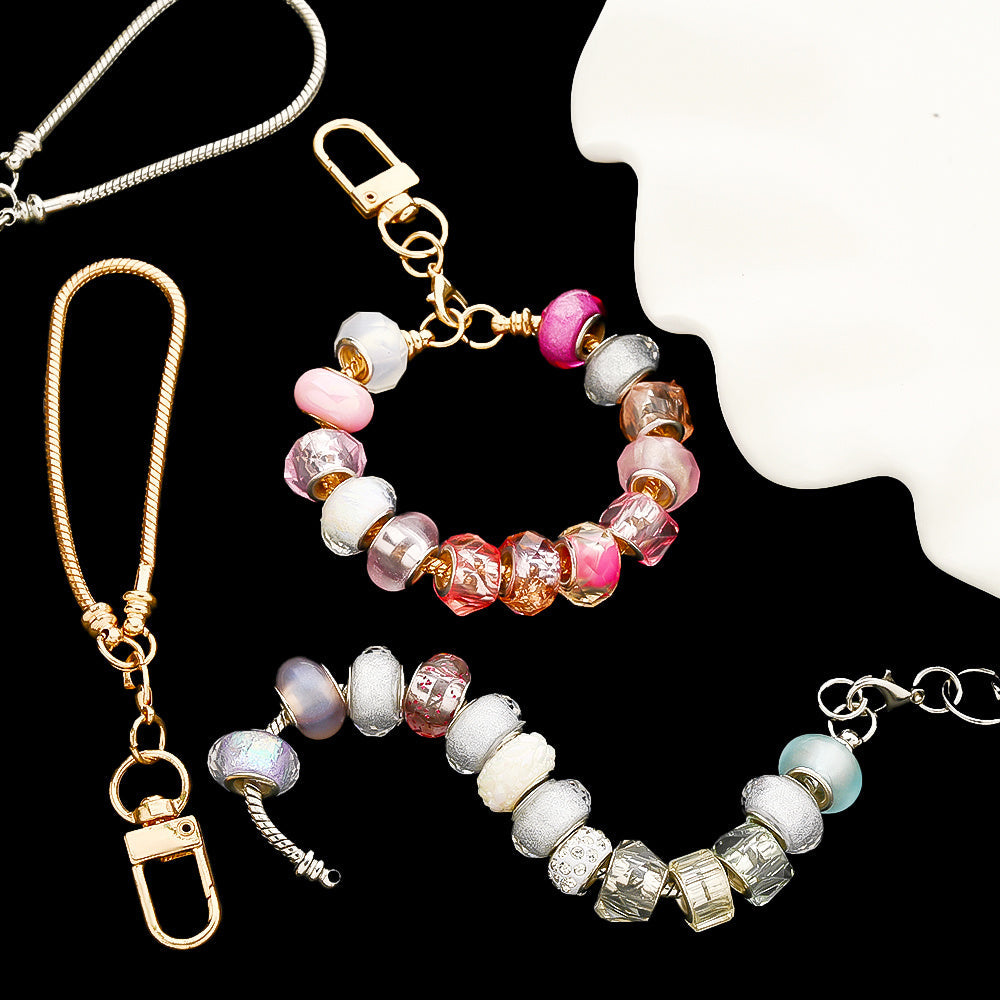 Blank Beadable Keychain Set