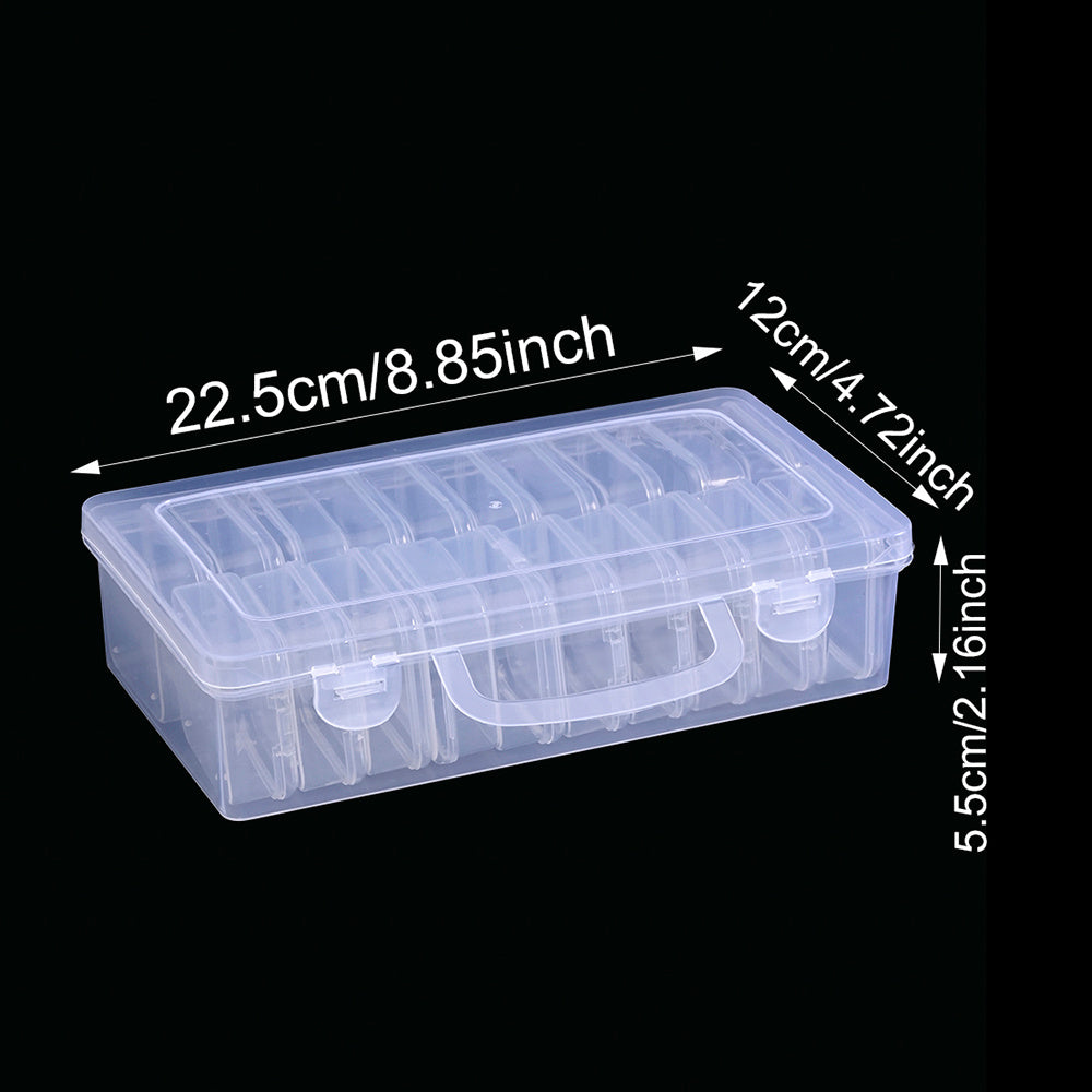 20-Compartment Clear Storage Organizer