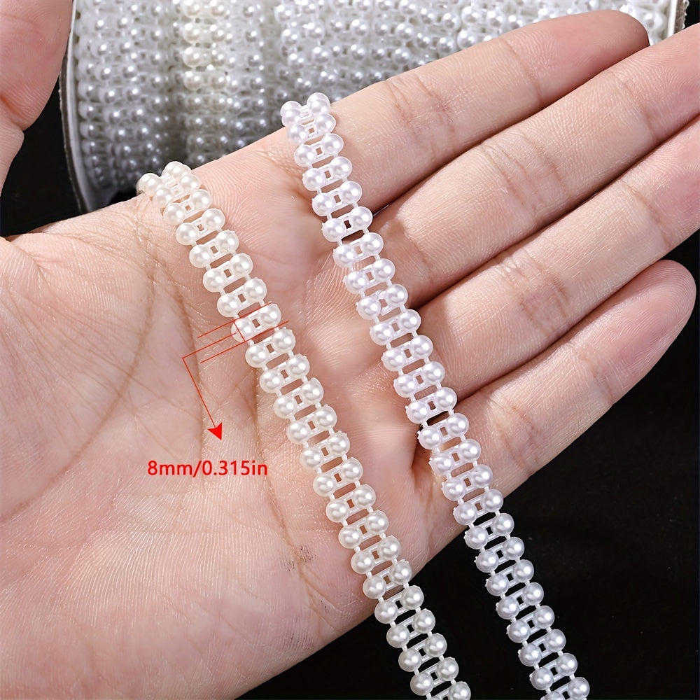 Double Semicircle Acrylic Beads