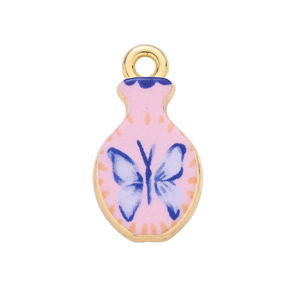 1-Piece Vintage Gold Animal & Nature Charm Pendant