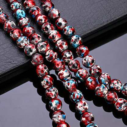 1PC 8mm Natural Stone Round Bead Set
