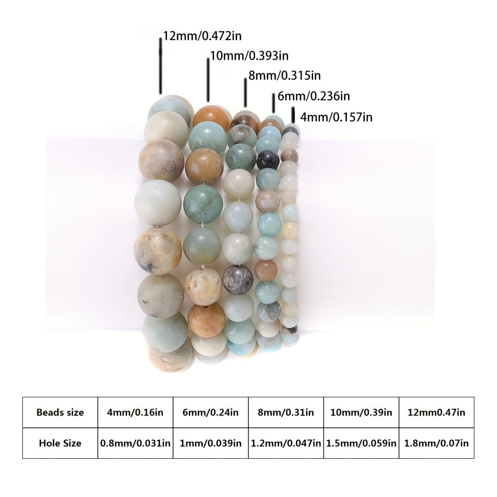 8mm Elegant Bead Design Natural Stone Beads Two Tone Fire Agate Round Loose Beads For DIY Jewelry Making Bracelet Neckalce Earrings Accessories Quality Craft Beads & Bead Assortments Art Sewing Supplies Creative Holiday Gifts Beads & Bead Assortments