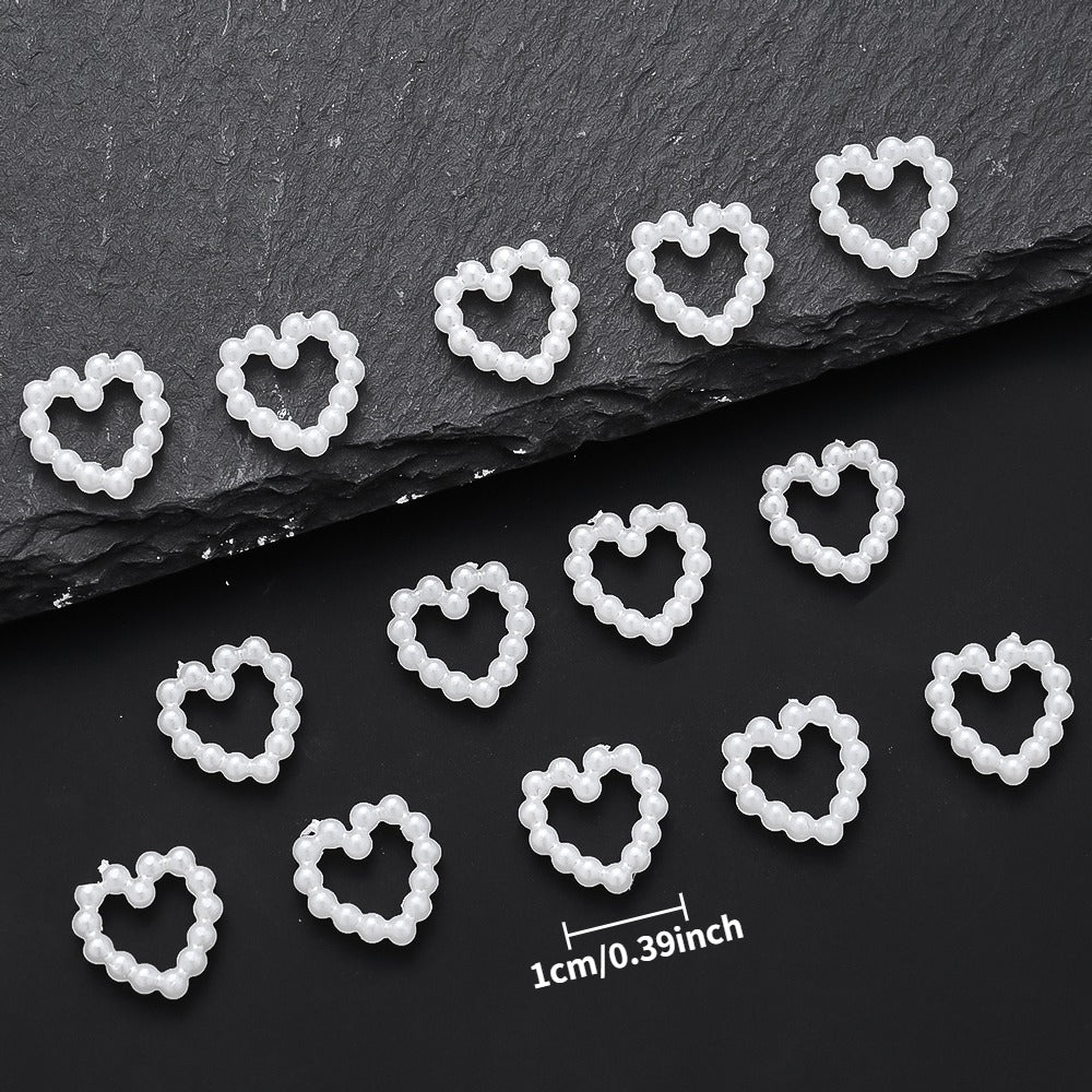Love Acrylic Pearl Beads