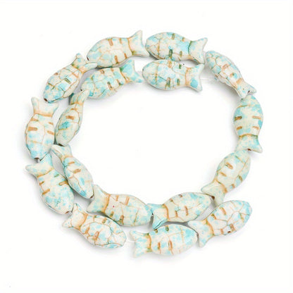 Turquoise Fish Shape Beads
