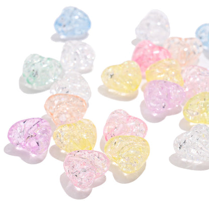 Acrylic Popped Crystal Love Beads