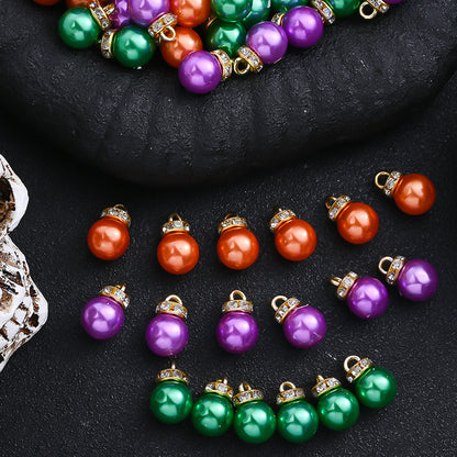 30pcs/set Halloween Christmas Imitation Pearl Pendant Beads