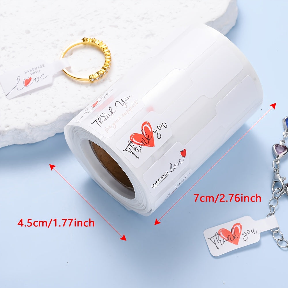 White Love Jewelry Price Labels