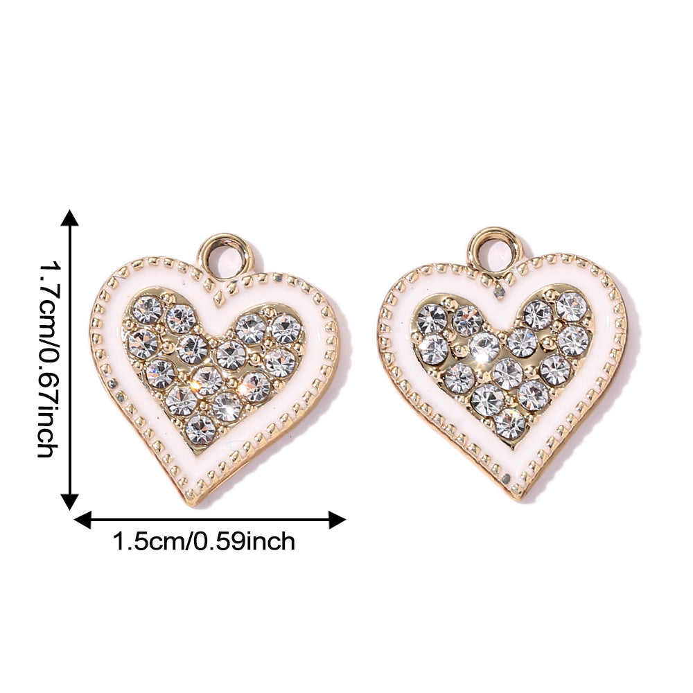 Valentine’s Day Heart Alloy Pendants