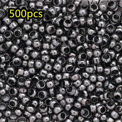 500pcs/lot 1.5/2/2.5/3mm Golden Copper Crimp Beads