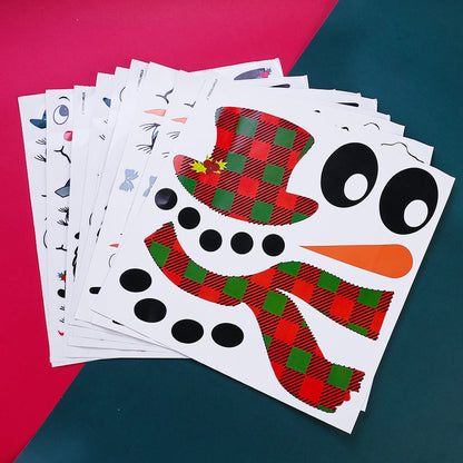 Snowman Emoji PVC Stickers