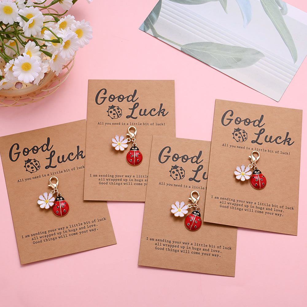 Ladybug Keychain Gift Set