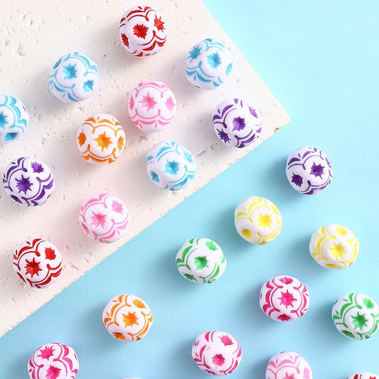 Skull Acrylic Spacer Beads