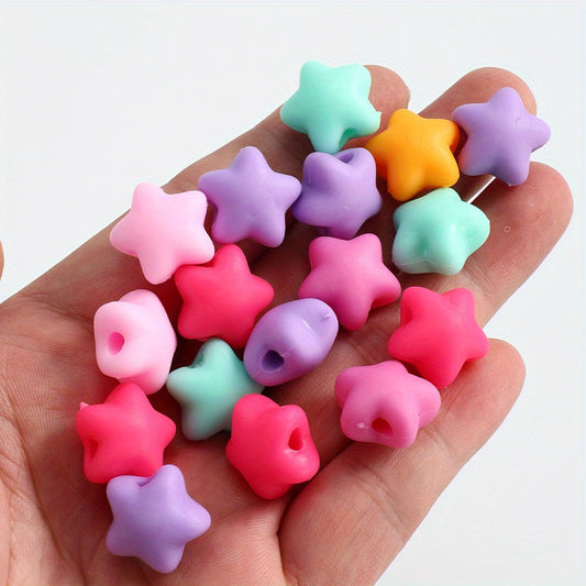 20-Piece Multicolor Heart-Shaped Silicone Beads