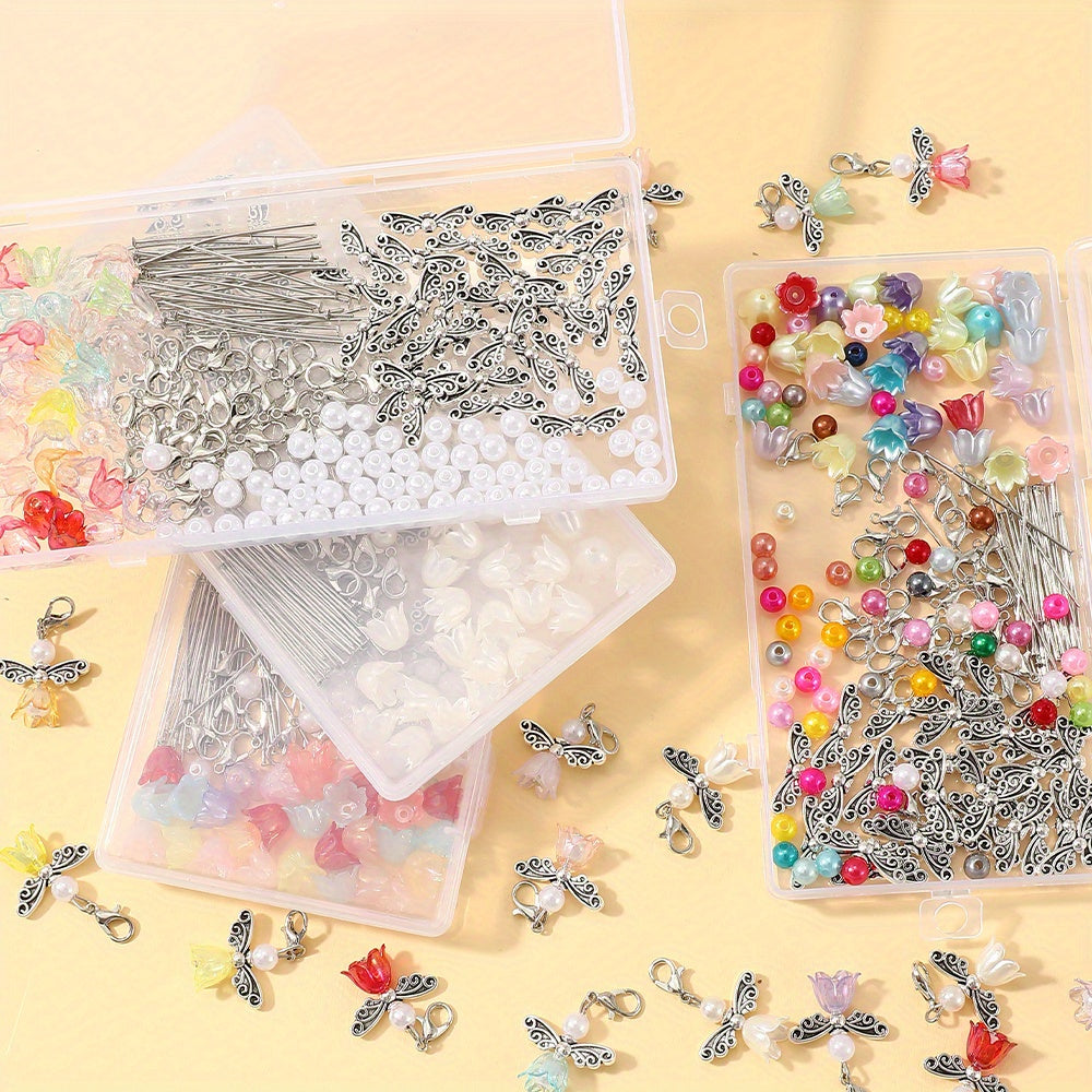 Lily of the Valley Acrylic Beads Set