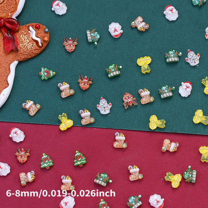 Christmas Resin Flatback Embellishments