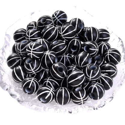 50pcs 39 Styles Mixed Sports Ball Beads