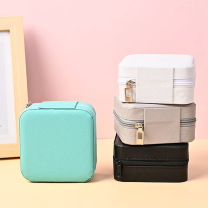 10x10x5 cm PU Leather Jewelry Storage Box
