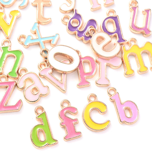 A-Z Letter Alloy Pendant Charms