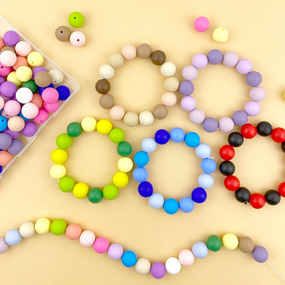 Colorful Silicone Spacer Beads