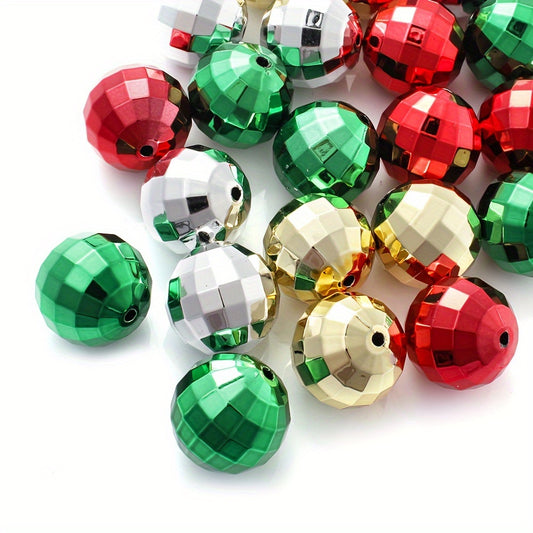 10pcs 20mm Christmas Acrylic Beads