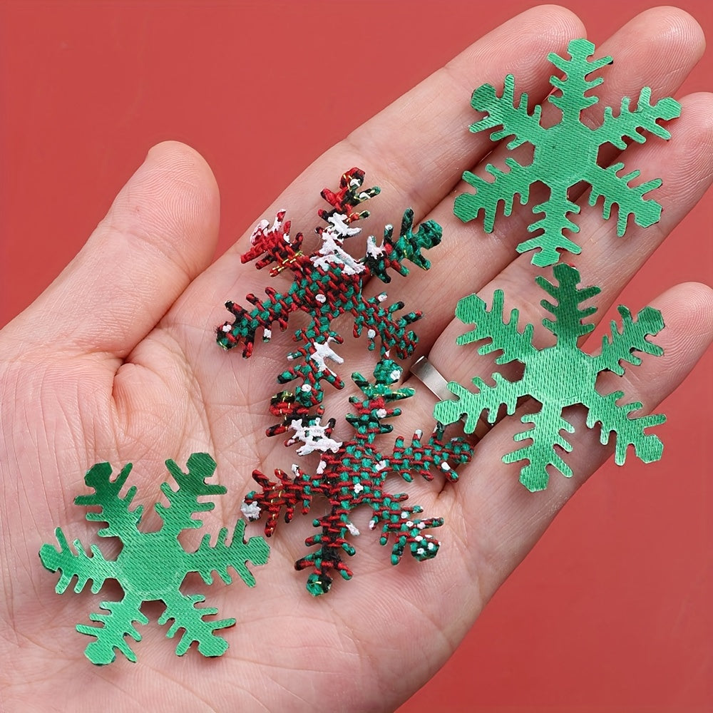 Christmas Polyester Snowflake Patches