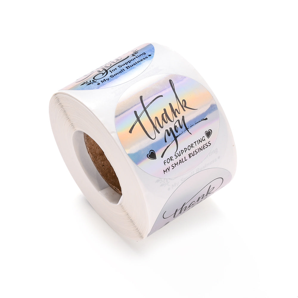 Floral Thank You Stickers