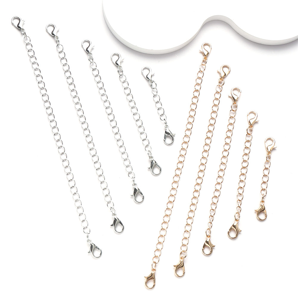 Gold White K Lobster Clasp Chains