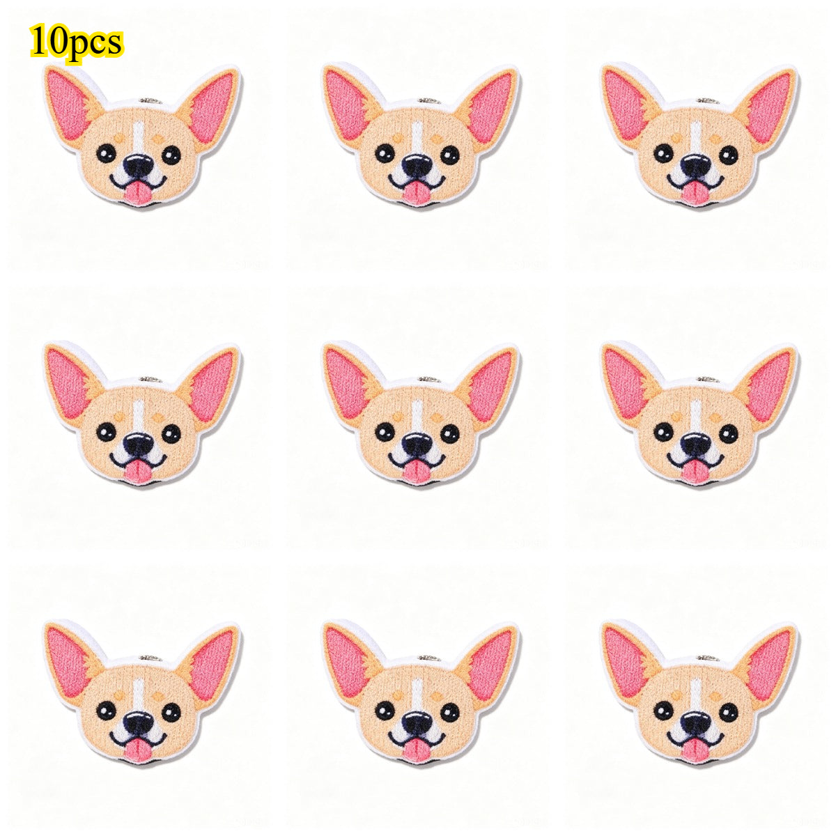 Dog-Themed Wooden Beads