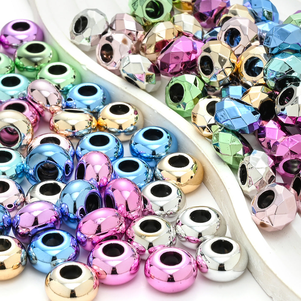 Acrylic Faceted Disco Ball Beads