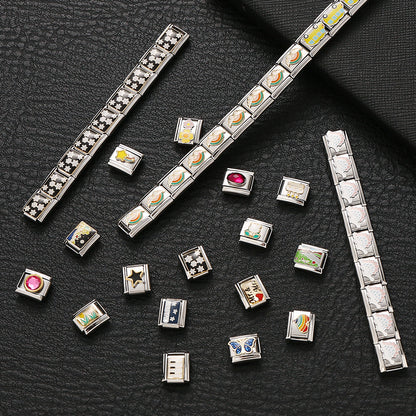 9x10 mm Stainless Steel Modular Charm Link
