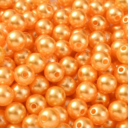 Colorful Imitation Pearl Acrylic Beads