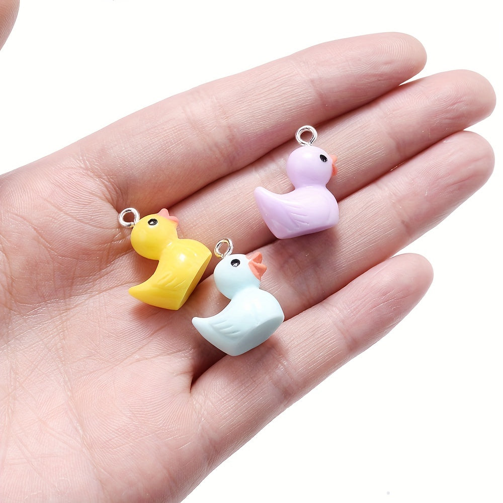 Cute Duck Resin Charms