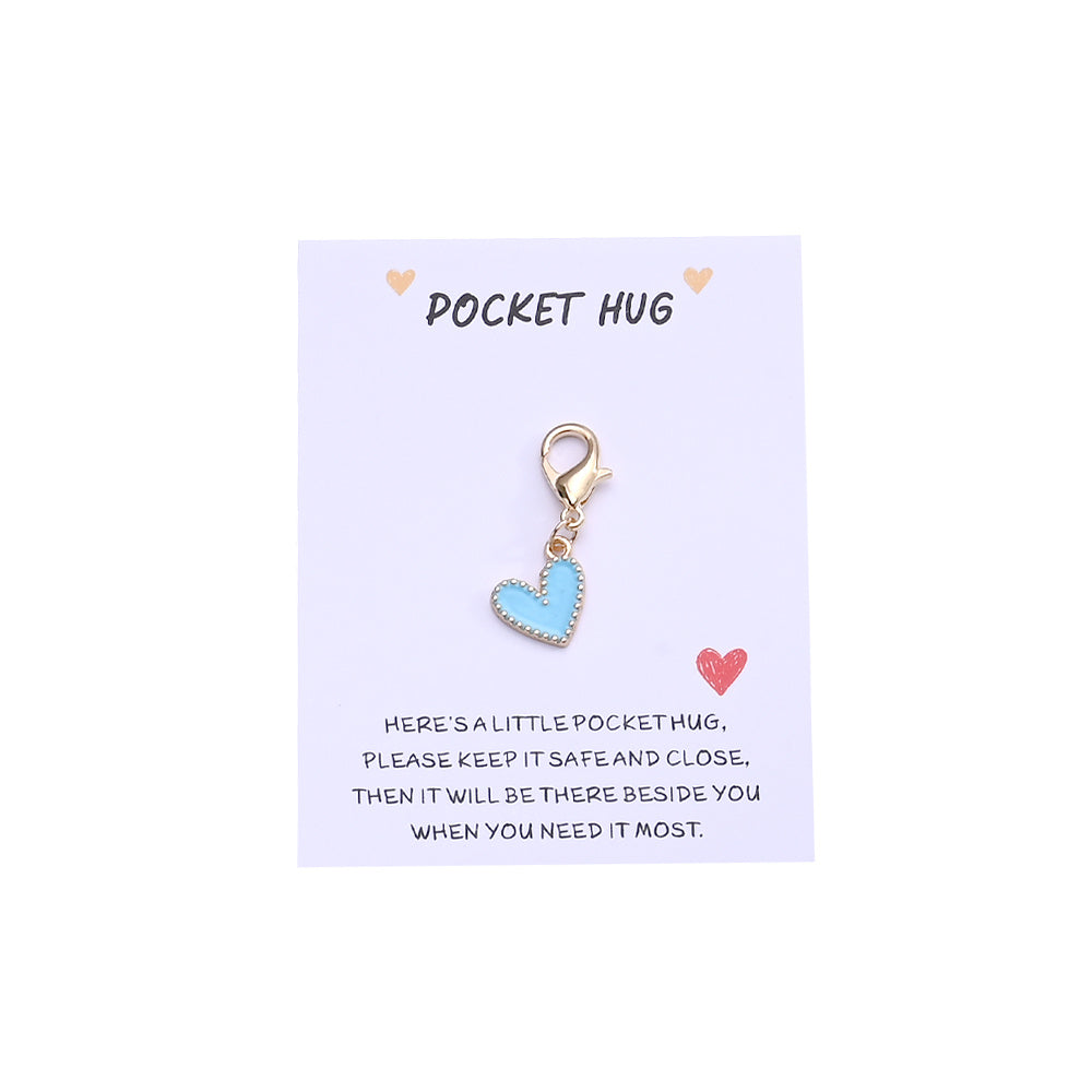 Heart Keychain with Thank You Card