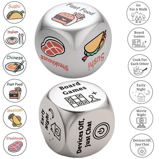 Couples Decision Dice Set